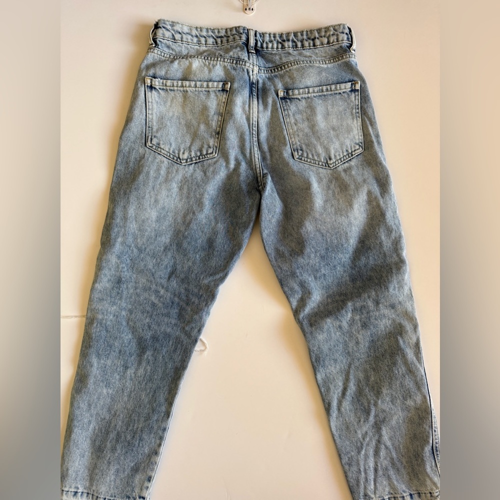 Distressed ankle jean straight leg - Picture 9 of 14